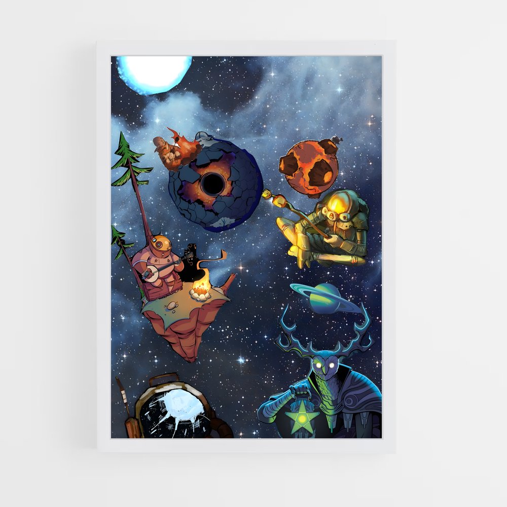 Poster Galactic Voyager – affiche Outer wilds (vue 3)